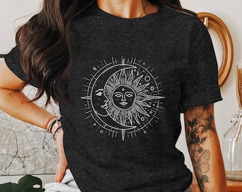 Sun and Moon PNG, Celestial Clipart, Mystic Png, Spiritual Png, Sublimation Png, Digital Download