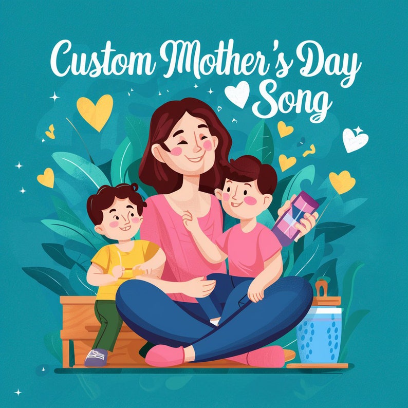 mother's day gift,custom song,custom gift for mom,personalized gift,personalized song,custom lyrics,custom song for mom,gift for grandmother,gift for mommy,custom mother gift,song for mother,custom music,mother's day