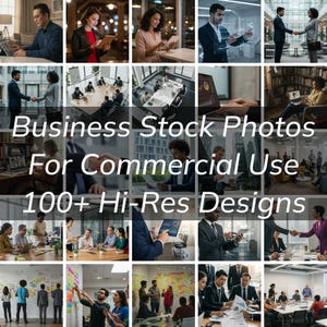 Plus de 100 photos commerciales JPEG haute résolution à usage commercial Images commerciales Finance, Entreprise et Environnement de bureau Images numériques