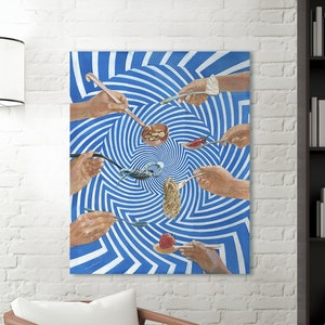 Pittura originale, Appetito, 80 x 100 cm