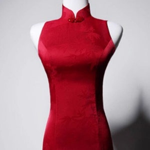 Red Bridal Qipao | Modern Chinese Bridal Dress | Chinese Bride | Tea Ceremony