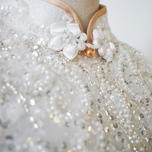 Embellished All Beaded Qipao | Bridal Qipao Cheongsam | Chinese Wedding | Beautiful