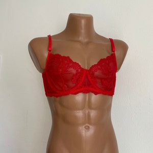 Smooth Lightly Lined Balconette Bra With Eyelet Lace
