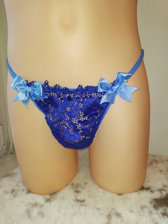 Sissy Girl Lace Cotton Pouch Tube Men's Panty Underwear Cute Panties -   Israel