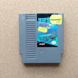Authentische Nintendo NES Silent Service Videospiel Patrone