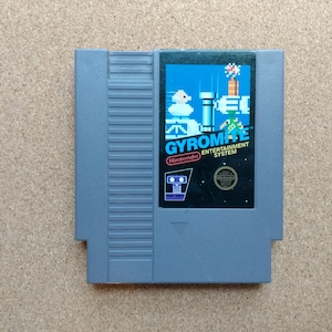 Authentic Nintendo Gyromite Video Game Cartridge