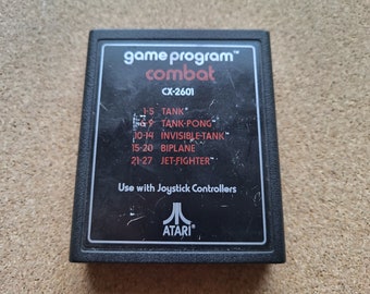 Authentic Atari 2600 Combat Video Game Cartridge