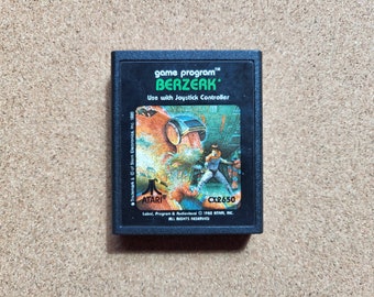 Authentic Atari 2600 Berzerk Video Game Cartridge