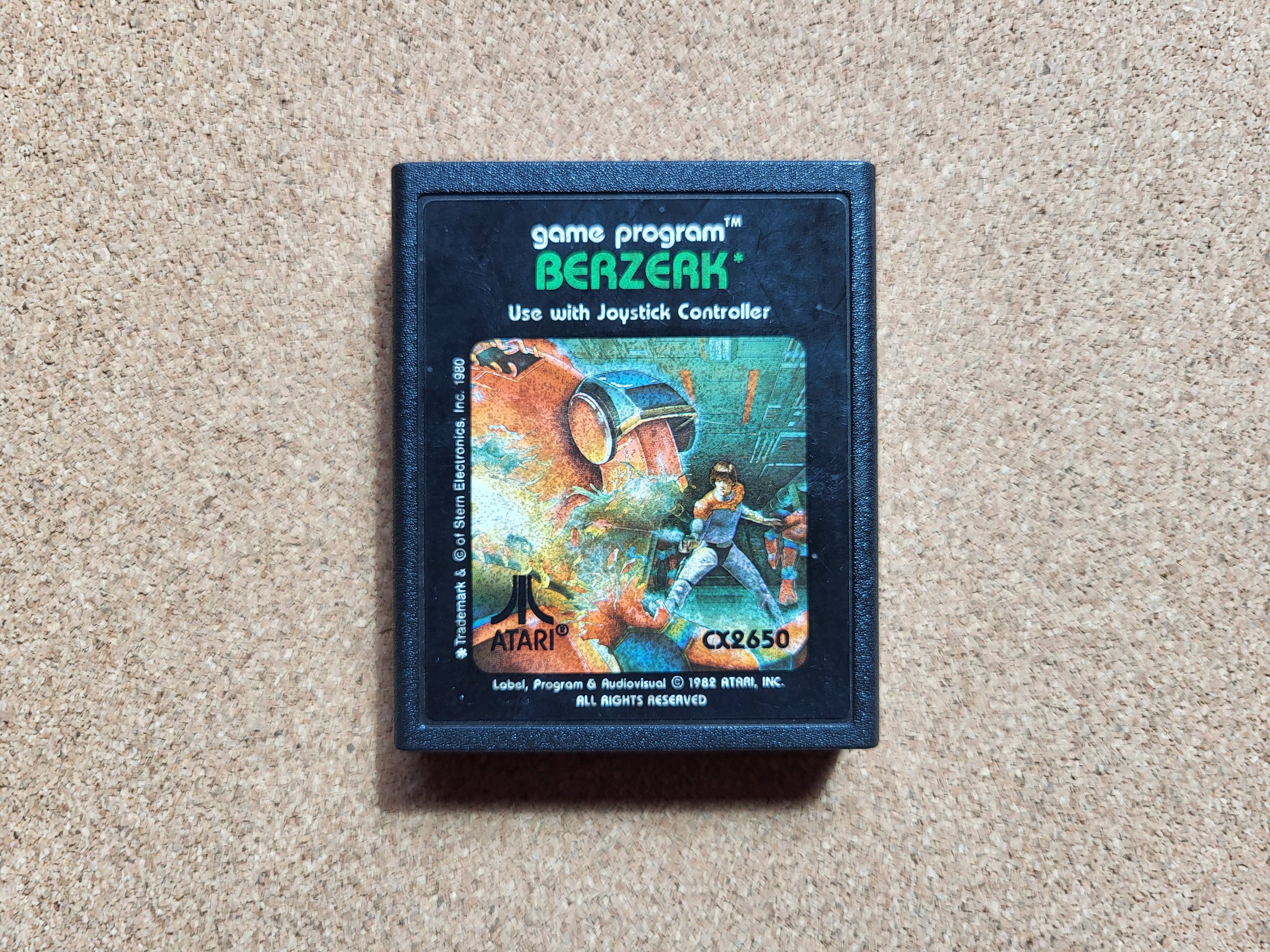 Authentic Atari 2600 Berzerk Video Game Cartridge - Etsy