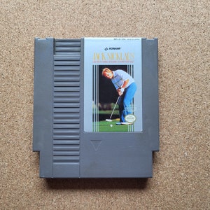 Authentic Nintendo NES Jack Nicklaus Golf Video Game Cartridge