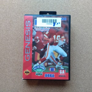 Authentic Sega Genesis NFL Football 94 Video Game Cartridge, Case, & Manual