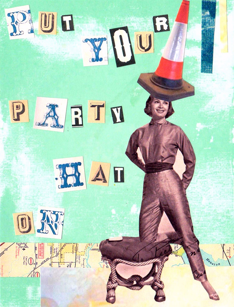 Occasion Card Celebration Small Party Hat