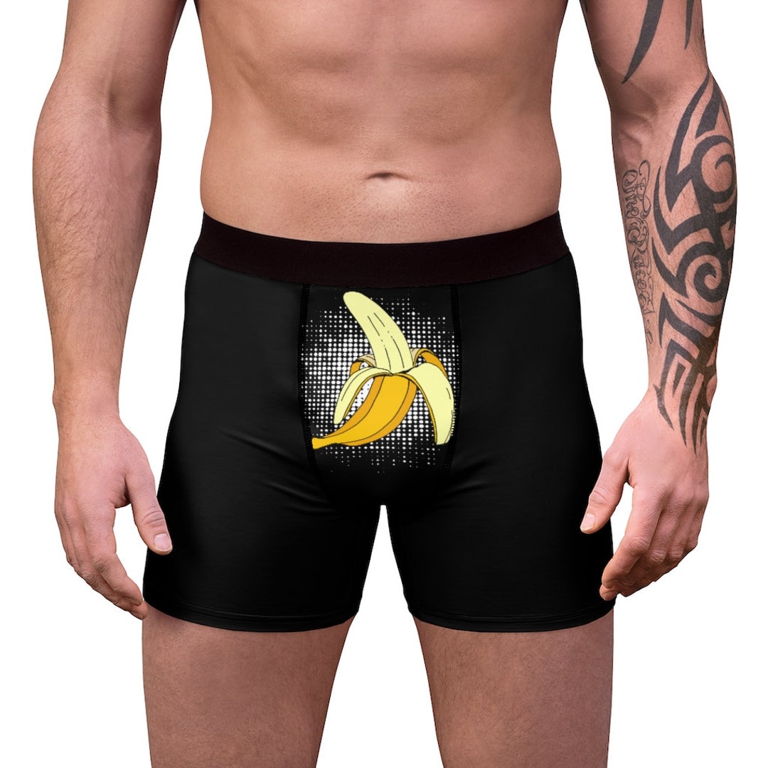 Banana Mens Boxer calzoncillos divertidos unicos dormitorio sexy cara de regalo san valentin aniversario gag lenceria Etsy Mexico