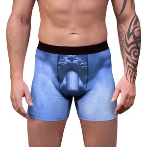 Big David Statue Mens Boxer Briefs Art Michelangelo