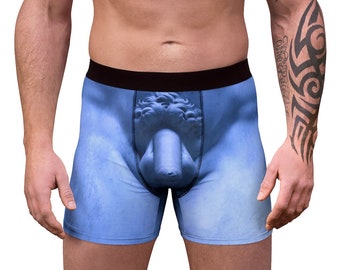 Big David Statue Mens Boxer Briefs Art Michelangelo