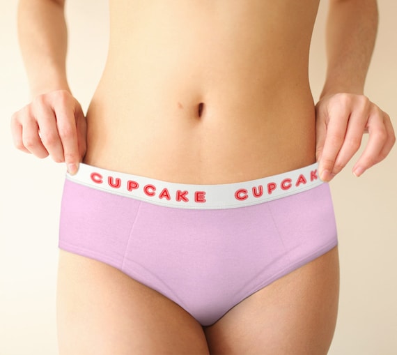 Cupcake PJ Boyshort Set - White/Pink