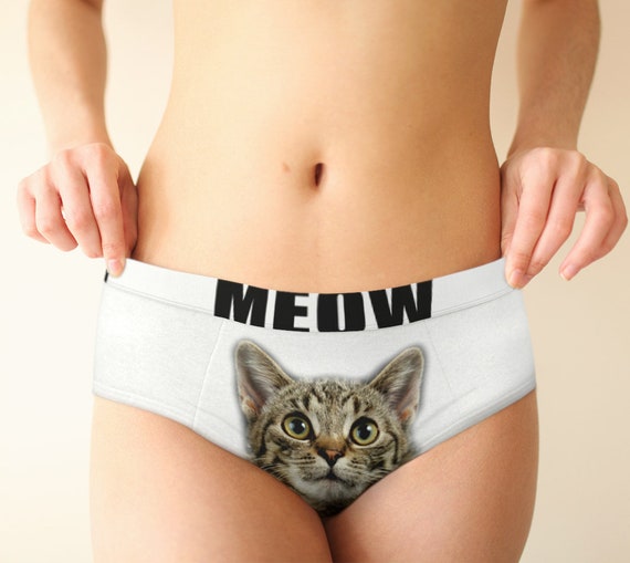 Cat's Meow Panties Women's Lingerie Cat Underwear Pussycat Panties Cat Face  Gift for Her Knickers Bridesmaid Women Cat Lover -  Canada