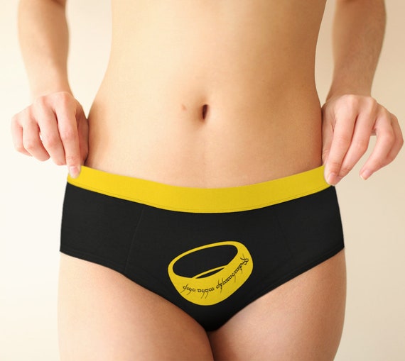 Speak Friend Enter With Ring Panties Boyshort Womens Underwear Cute Black &  Gold Fantasy Geek Geekery Fairy Tale Storybook Gift Bride -  Canada