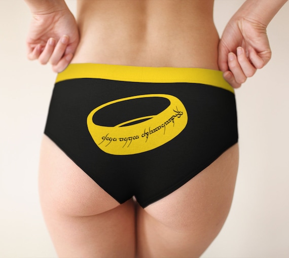 Speak Friend Enter With Ring Panties Boyshort Womens Underwear Cute Black &  Gold Fantasy Geek Geekery Fairy Tale Storybook Gift Bride -  Canada