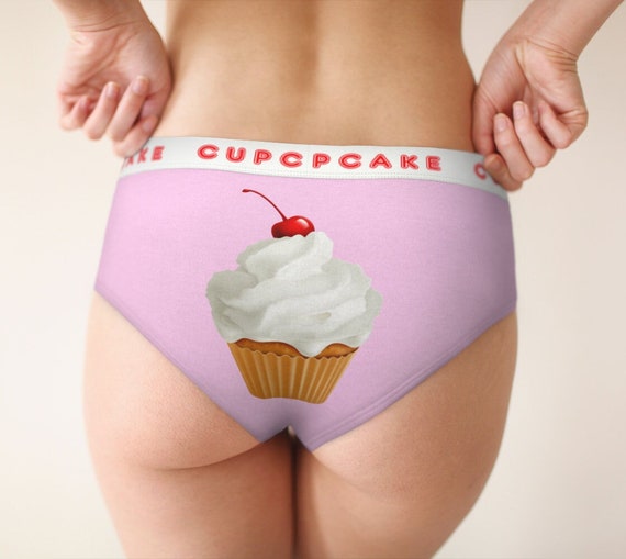 Cherry Cupcake V2 Panties Boyshort Knickers Lingerie Womens