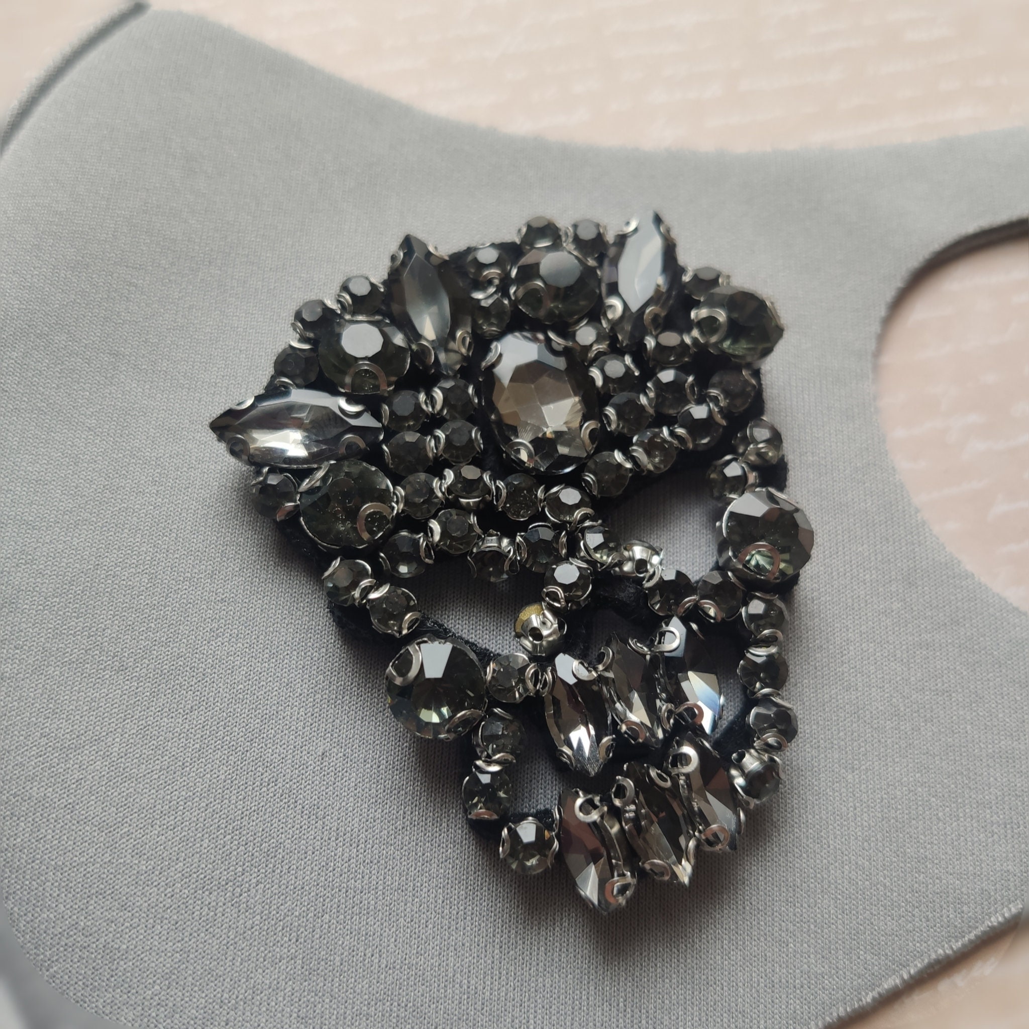 Cráneo de cristal gris reutilizable lavado máscara facial | Etsy