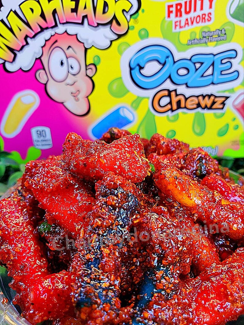 Chili Chamoy Mexican candy warheads ooze chewz gummy Etsy