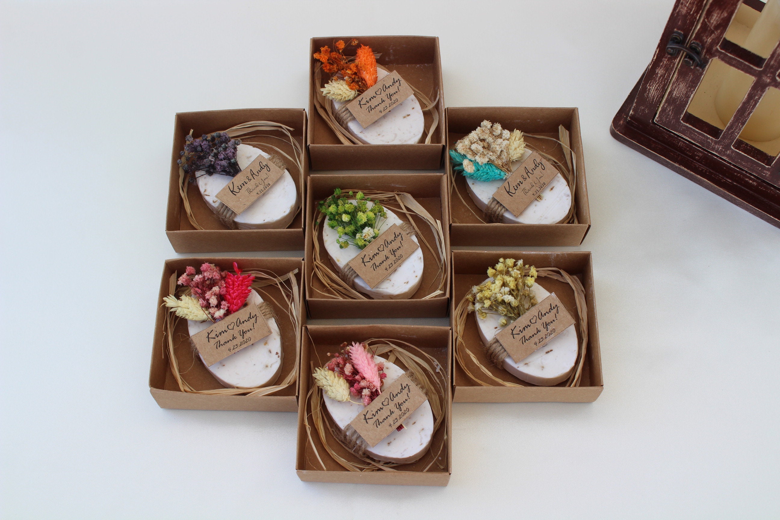Handmade Soap Favors Personalized Wedding Soap Favors For Etsy
