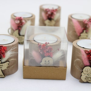 Handmade Baby Shower Candle Favors, Wedding Bulk Favors, Rustic Wedding Favors, Unique Favors, Tealight Holders, Thank You Favors,Party Gift