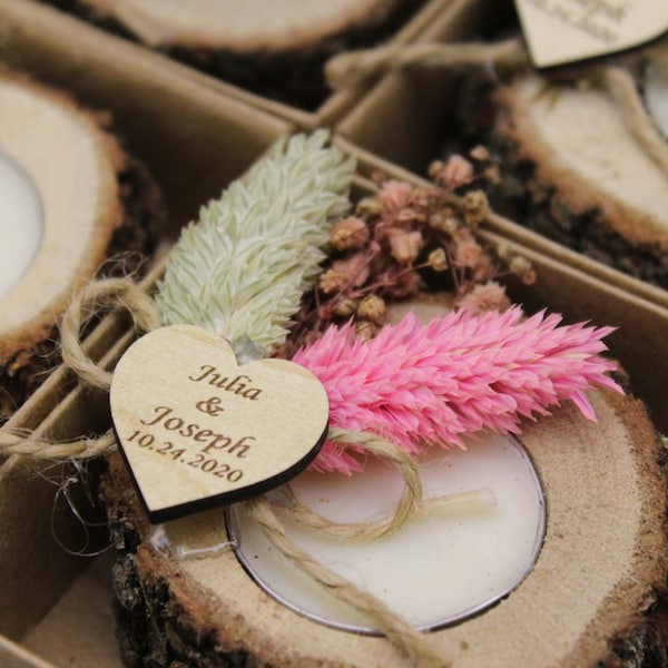 50 Stück Hochzeit Gastgeschenke in loser Schüttung | Hochzeit Groß Gefälligkeiten | Bridal Shower Geschenke |Personalisierte Geschenke | Danke Gastgeschenke