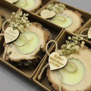 50 Pcs Personalized Candle Wedding Favors, Wedding Favors for Guests in ...