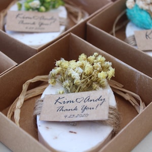 25 pezzi di saponette per matrimonio, regali di sapone per gli ospiti, saponi profumati personalizzati, regali per damigelle d'onore, regali di nozze, saponi rustici, bomboniere per baby shower