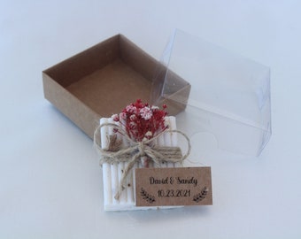 Mini Soap Favors, Wedding Favors for Guests in Bulk, Rustic Wedding Favors, Personalised Gifts, Bulk Chritsmas Gifts, Bridal Shower Favors