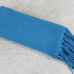 Blue Pashmina, Wedding Favors for Guests, Bachelorette Party Favors, Pashmina Scarf, Wedding Shawl, Bridal Shower Favors, Bridesmaid Shawl image 8