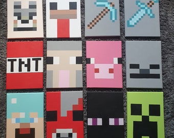 Minecraft Wall Art Etsy