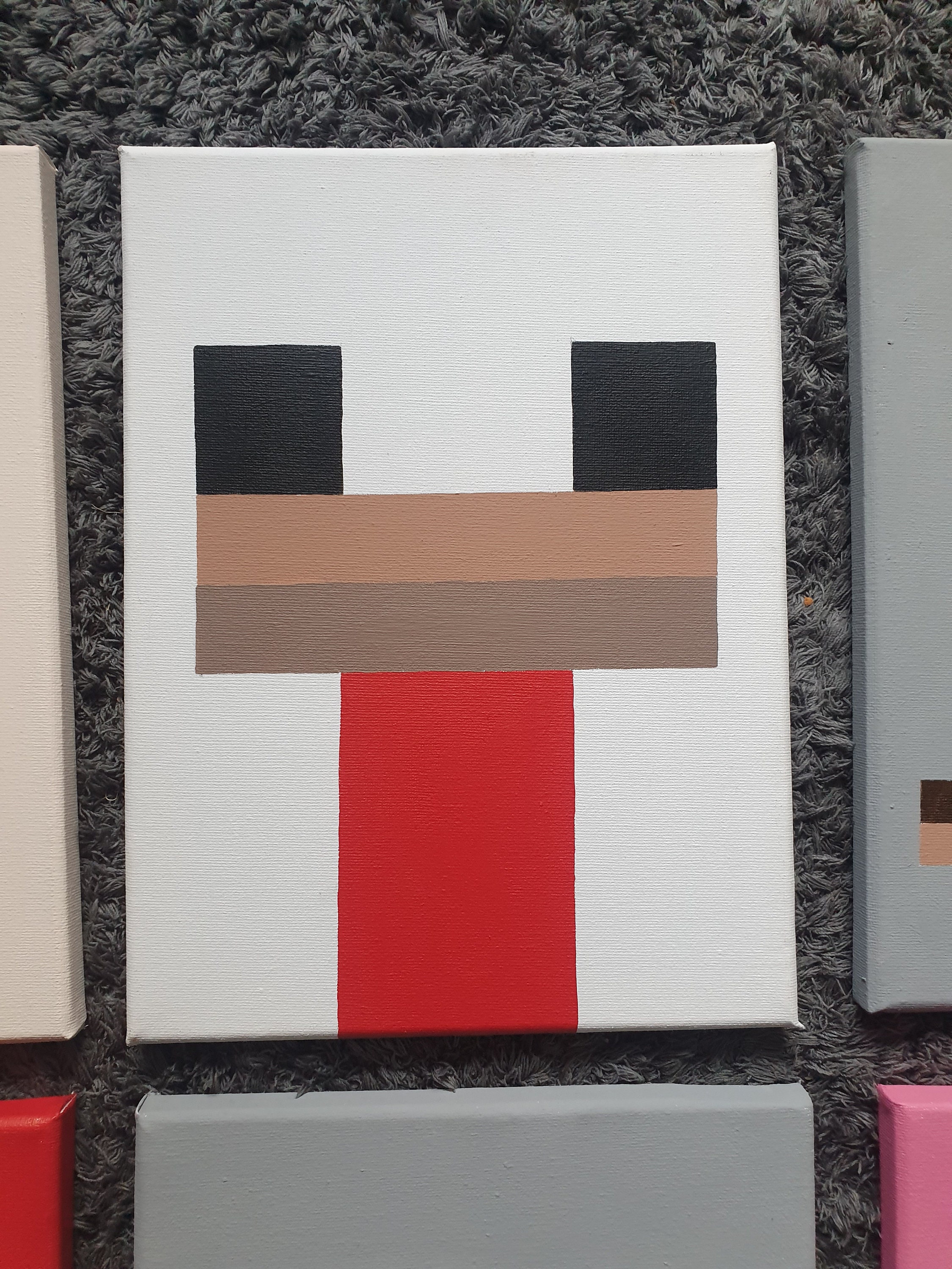 Minecraft / canvas / wall hanging / gaming / kids bedroom Etsy