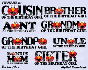 Download Elmo Birthday Svg Etsy