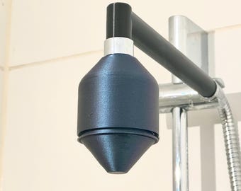 Magnetic Rain Showerhead for structured and rotating water