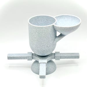 STRUCTURED WATER - Water memory cleaning device with bowl shaped magnet array - Magnetic water treatment