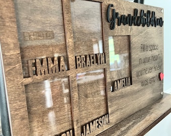 Wooden Picture Collage for Grandparent