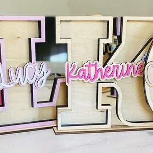 Personalized Wood Piggy Bank for Girls and Boys afbeelding 6