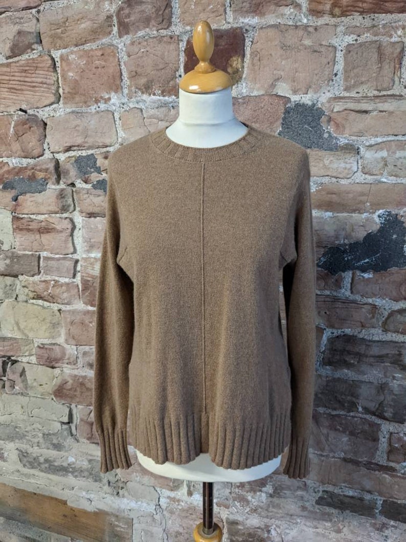 Whistles 100% Pure Cashmere Crew Neck Oversized Sweater. FREE UK POST image 1