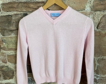 Laurent David 100% Pure Cashmere V Neck Sweater. FREE UK POST