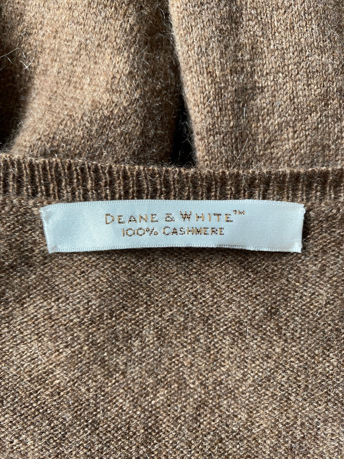 Deane & White 100% Pure Cashmere Scoop Neck Sweater. FREE UK | Etsy