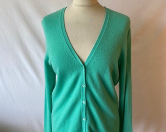 PURE Collection 100% Pure Cashmere V Neck Cardigan. FREE Uk POST