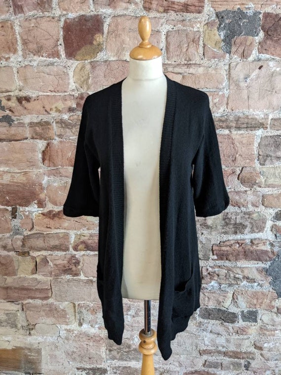 Cardigan Femme Ann Taylor LOFT - Noir Et Blanc - Taille M - Occasion Très Bon état