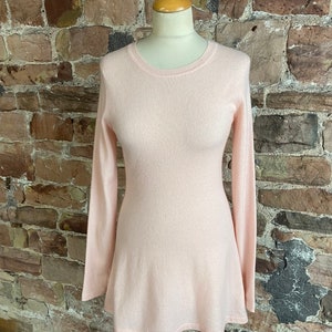 Isaac Mizrahi 100% Pure Cashmere Scoop Neck Sweater/Dress. FREE UK POST