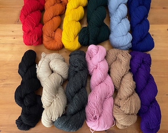 100% Pure 2-Ply Cashmere Hanks Of Yarn. FREE UK POST