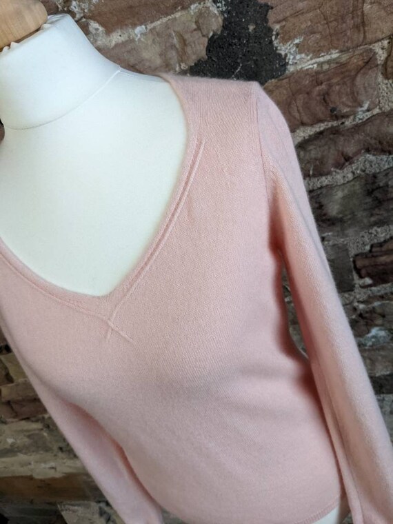 Maurice Abot 100 Cashmere V Neck Sweater. FREE UK PO… Gem
