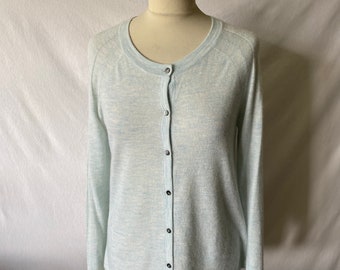 PURE Collection 100% Pure Cashmere Scoop Neck Cardigan. FREE Uk POST