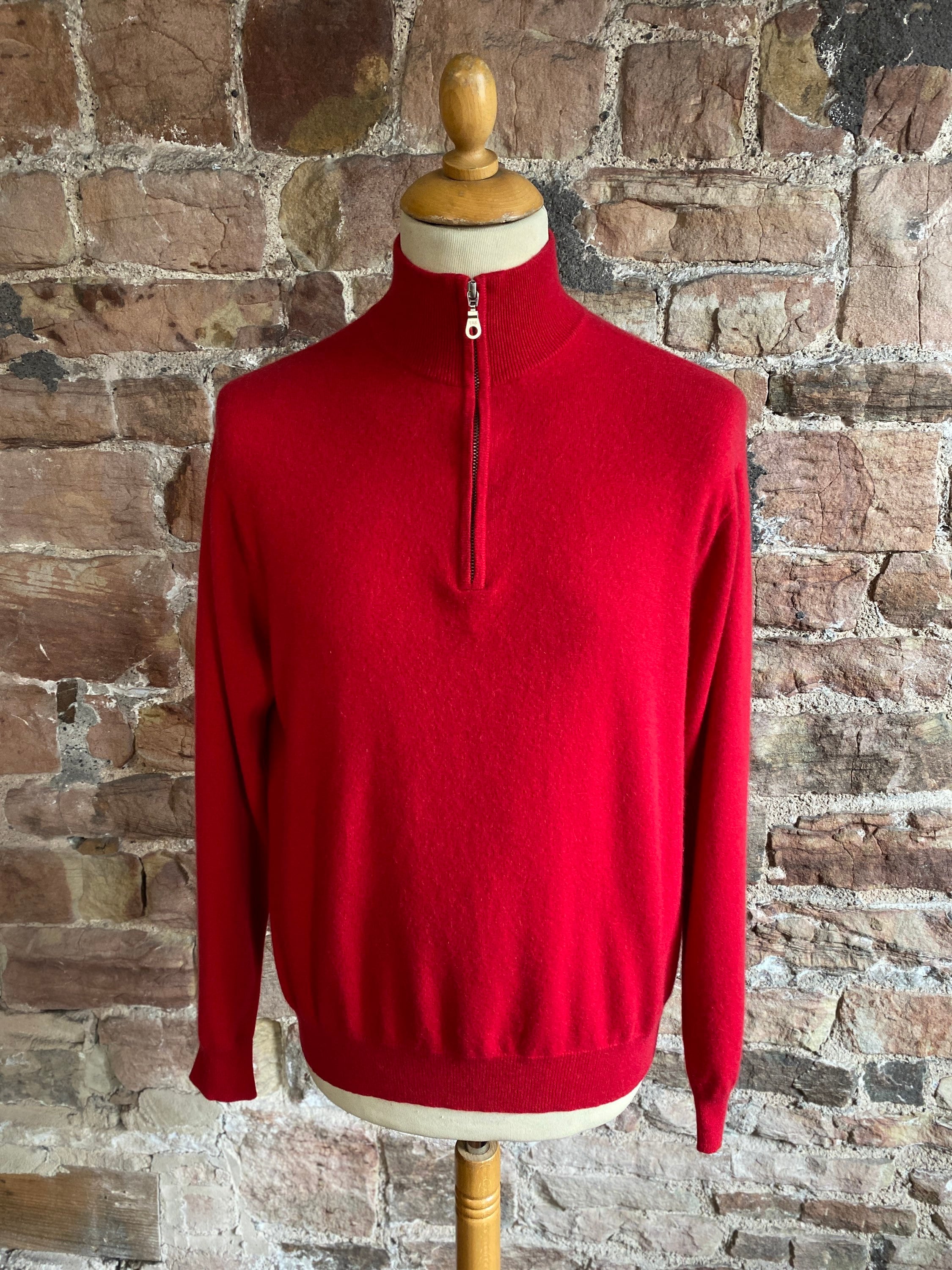 Denner Cashmere 100 Pure Cashmere Zip Neck Sweater. FREE UK Etsy